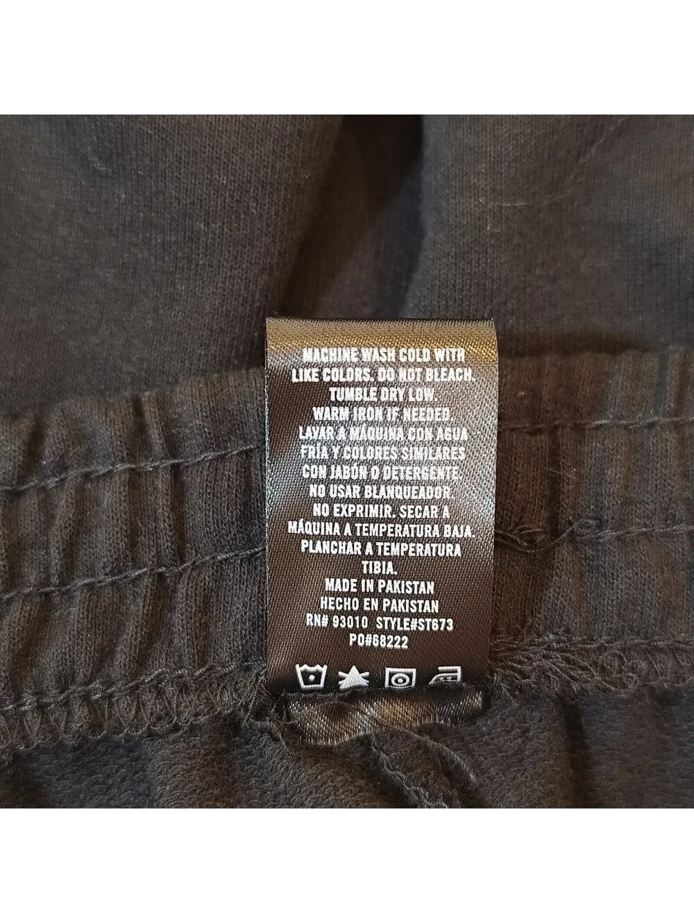 Joe Boxer Men's Black French Terry Shorts Size Medium